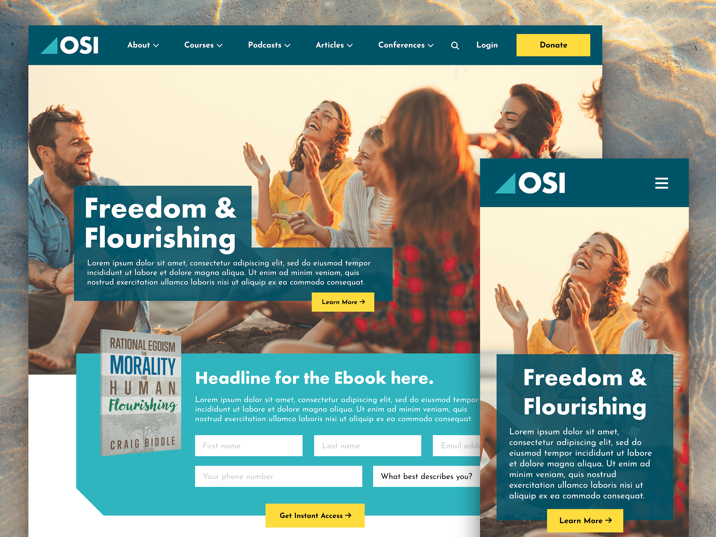 Portfolio showcase for custom web platforms service