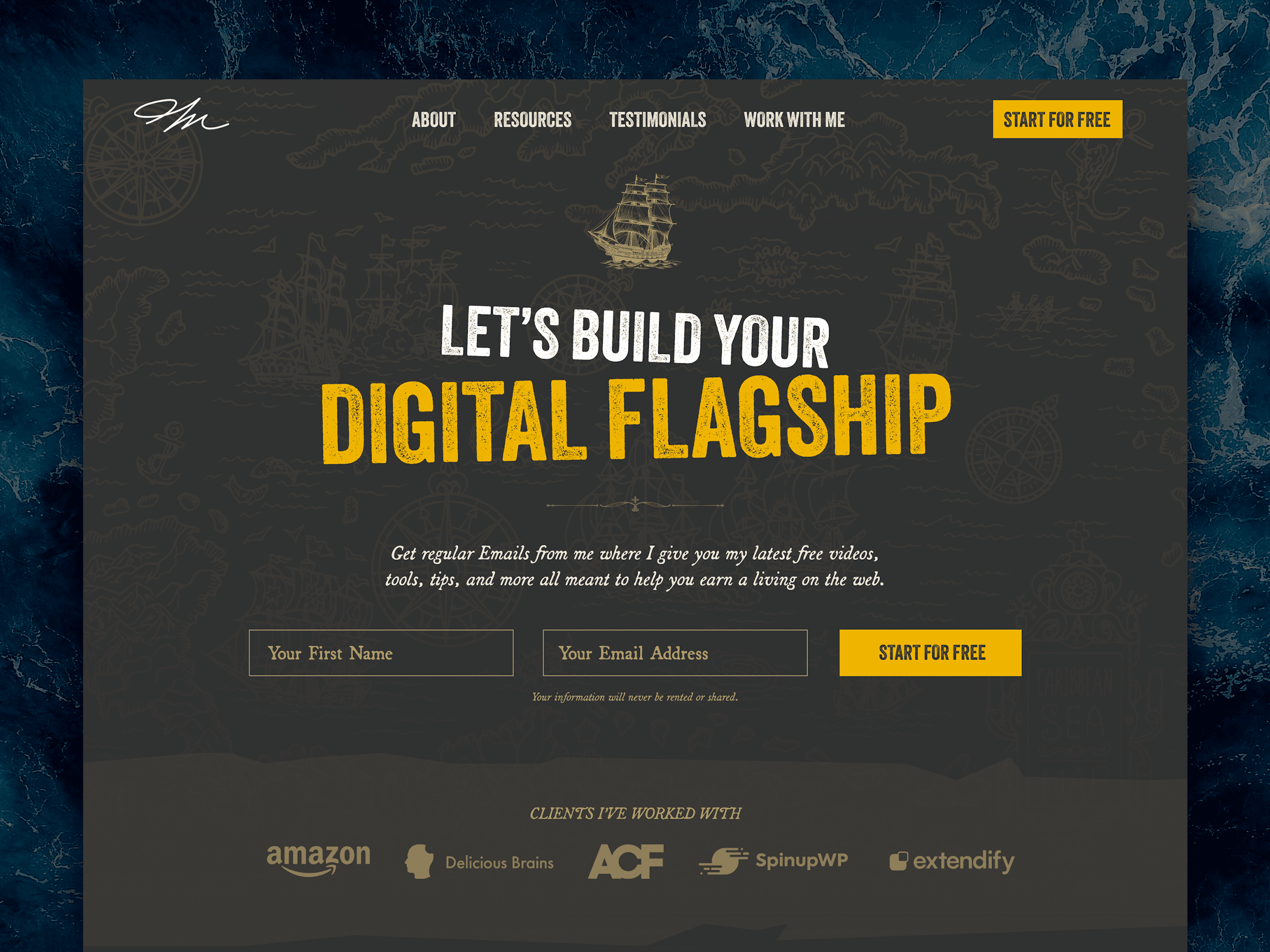 Portfolio showcase for website growth and optimization service